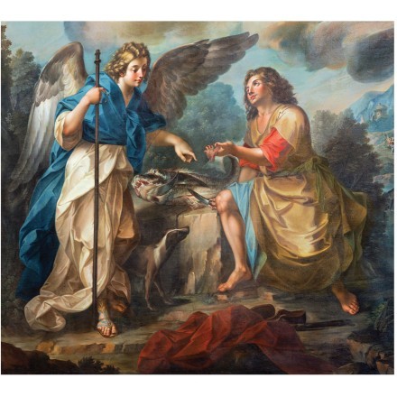 Painting of Tobias and archangel Raphael in church Chiesa di San Benedetto (2)