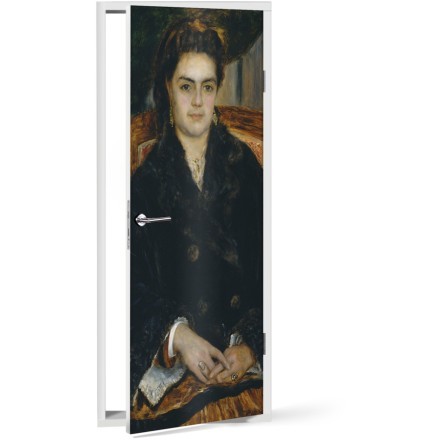 Madame Edouard Bernier, 1871 Αυτοκόλλητο Πόρτας