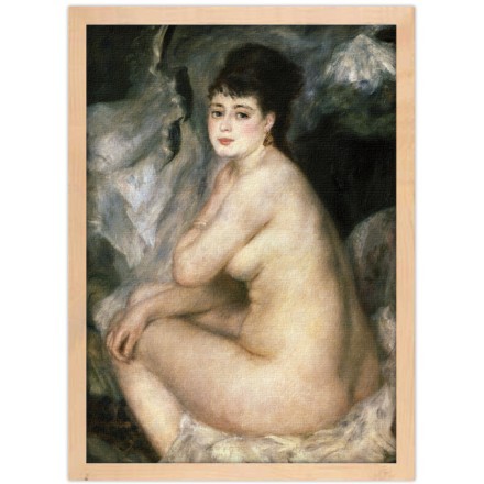 Nudeor Nude Seated on a Sofa (Anna)