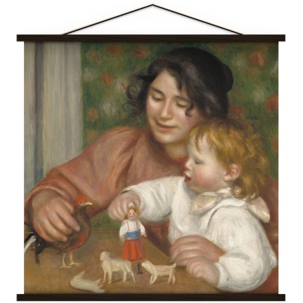 Child with Toys, oil on canvas