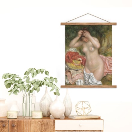 Bather Arranging Her Hair, oil on canvas Μαγνητικός Πίνακας