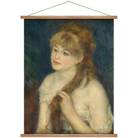 Young Woman Braiding Her Hair, 1876