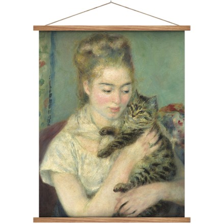 Femme au chat