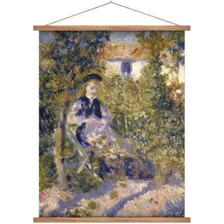 Nini in the Garden, Oil on canvas
