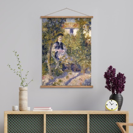 Nini in the Garden, Oil on canvas Μαγνητικός Πίνακας
