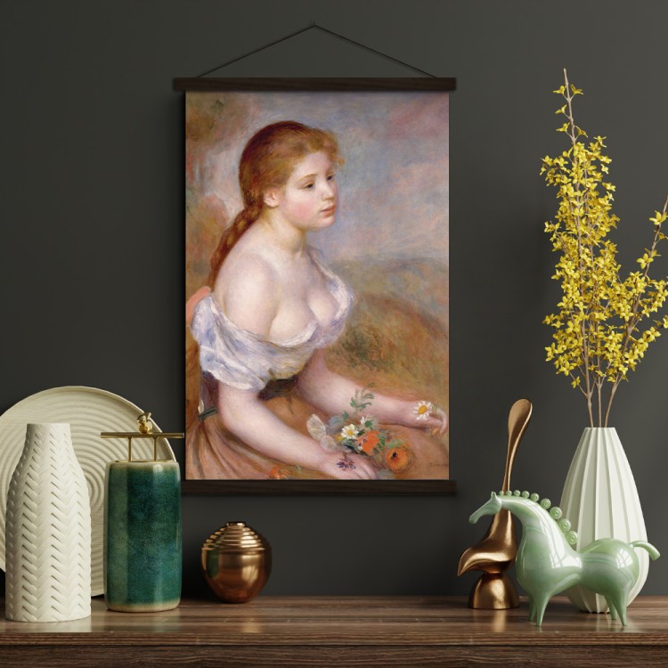 Μαγνητικός Πίνακας Jeune fille avec marguerites
