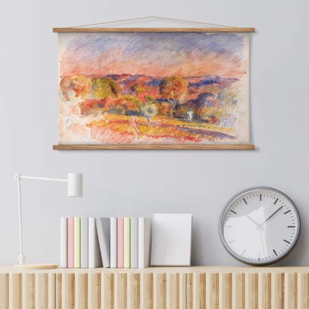 Landscape, Water color painting Μαγνητικός Πίνακας