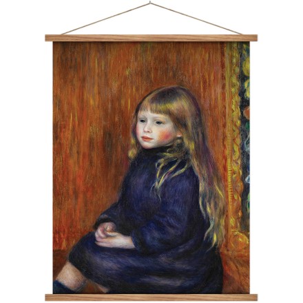 Seated Child in a Blue Dress