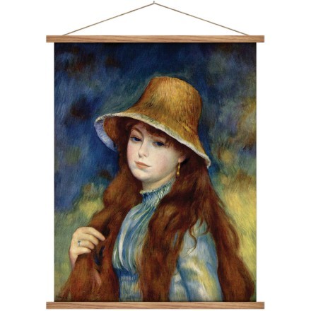 Fille au chapeau de paille