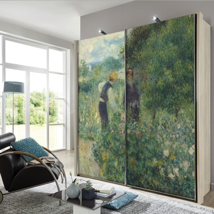 Picking Flowers, oil on canvas