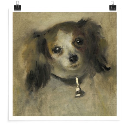 Head of a Dog, oil on canvas Πόστερ