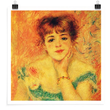Portrait of the Actress Jeanne Samary, 1878 Πόστερ
