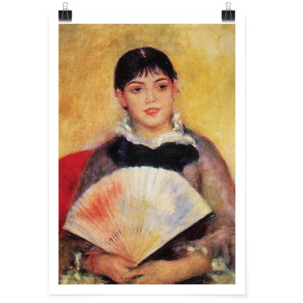 Girl with a Fan Πόστερ