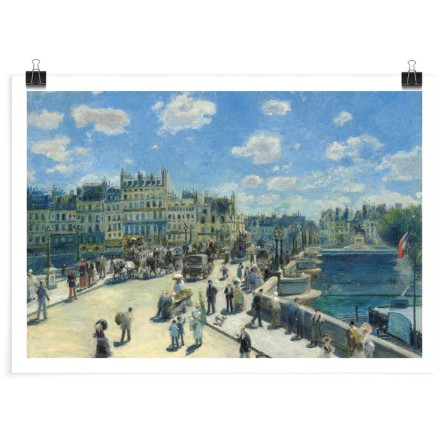 Pont Neuf, Paris, Oil on canvas Πόστερ