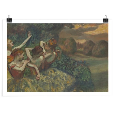 Four Dancers, oil on canvas Πόστερ