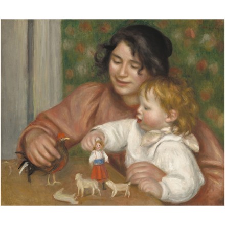 Gabrielle and the Artist's Son, Jean, 1895-1896