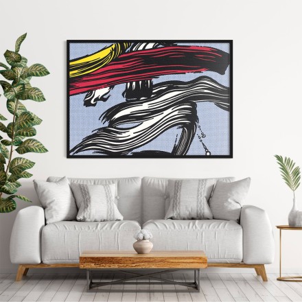 Brushstrokes Πίνακας σε Καμβά