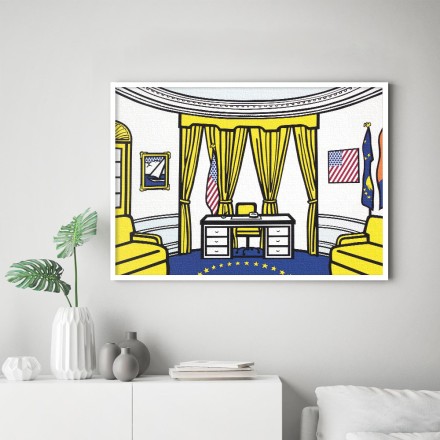 The Oval Office Πίνακας σε Καμβά