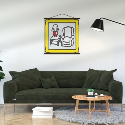 Red Lamp (1) Μαγνητικός Πίνακας