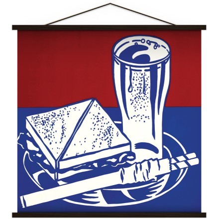 Sandwich and Soda, from Ten Works by Ten Painters, Screenprint