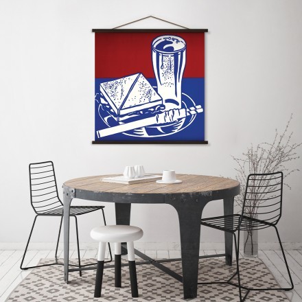 Sandwich and Soda, from Ten Works by Ten Painters, Screenprint Μαγνητικός Πίνακας