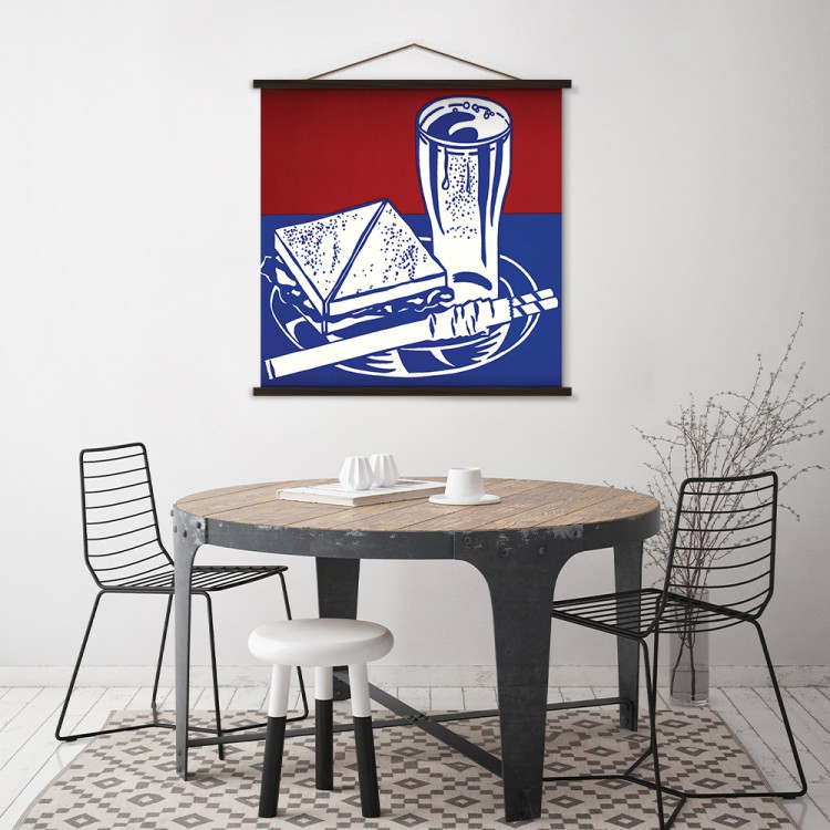 Μαγνητικός Πίνακας Sandwich and Soda, from Ten Works by Ten Painters, Screenprint