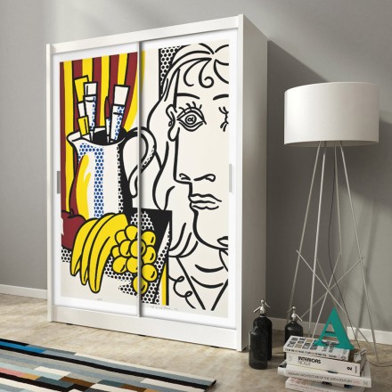Still Life with Picasso Αυτοκόλλητο Ντουλάπας