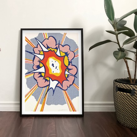 Explosion, from Portfolio 9, 1967 Lithograph in colors