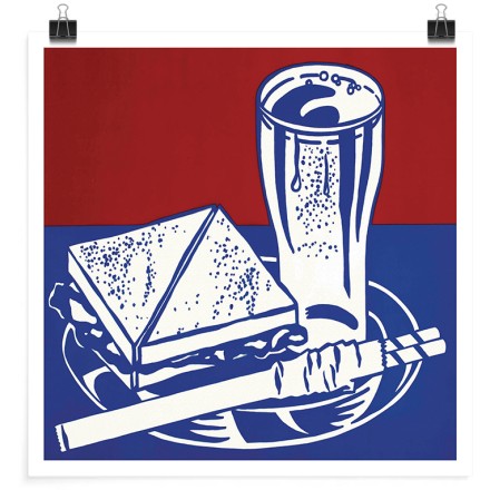 Sandwich and Soda from X + X (Ten Works by Ten Painters), 1964 Πόστερ