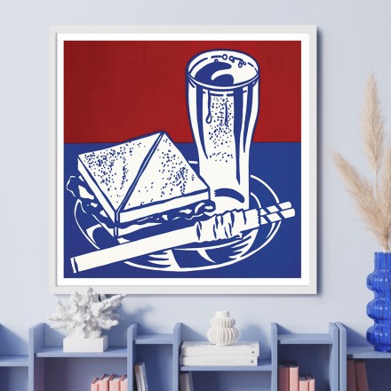 Sandwich and Soda from X + X (Ten Works by Ten Painters), 1964