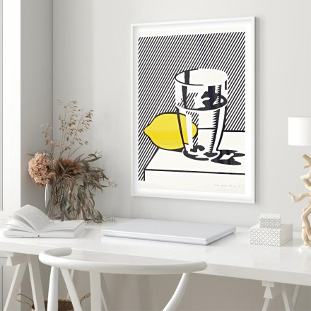 Still Life with Lemon and Glass