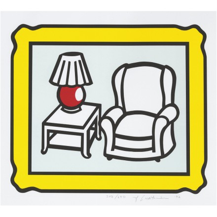 Red Lamp, lithograph