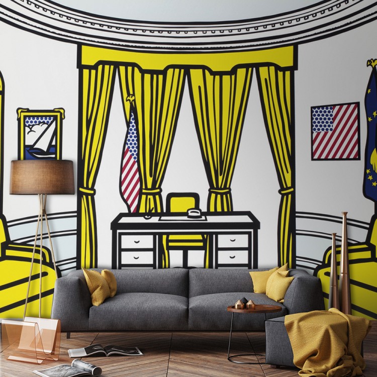 Ταπετσαρία Τοίχου The Oval Office, Screen print