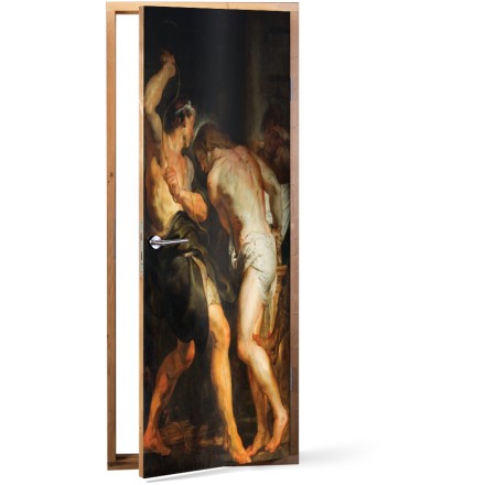 Scourging at the Pillar Αυτοκόλλητο Πόρτας