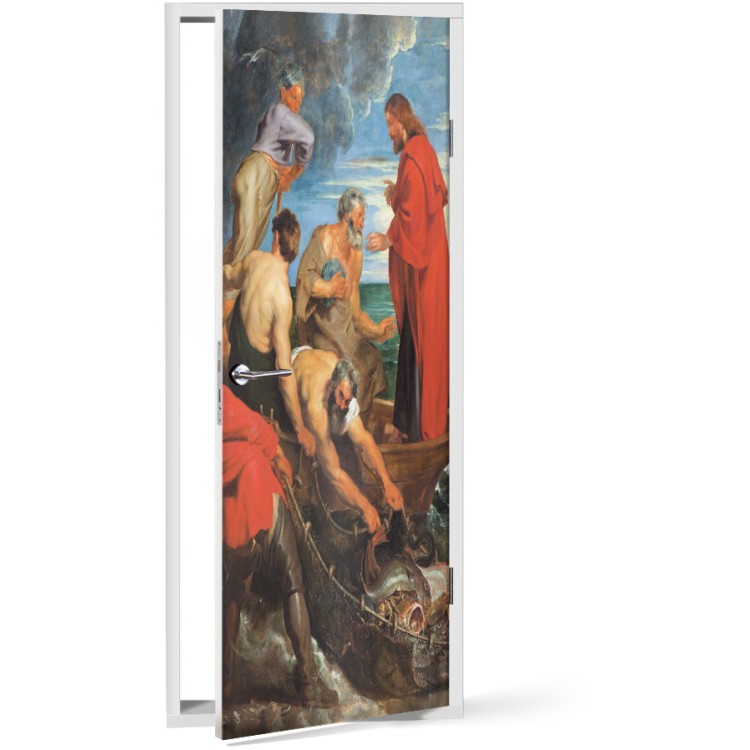 Αυτοκόλλητο Πόρτας The Miraculous Draught of Fishes (2)
