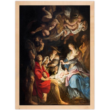 Paint of Nativity scene