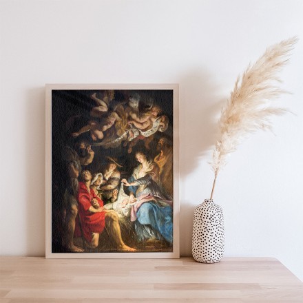 Paint of Nativity scene