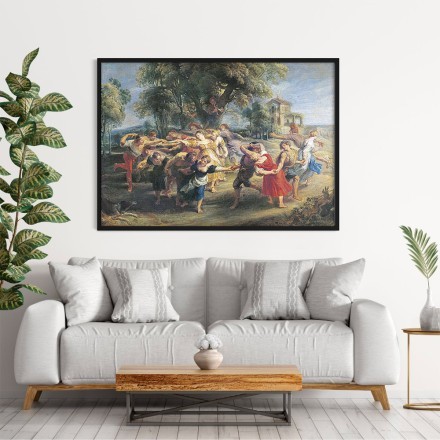 A Peasant Dance Πίνακας σε Καμβά