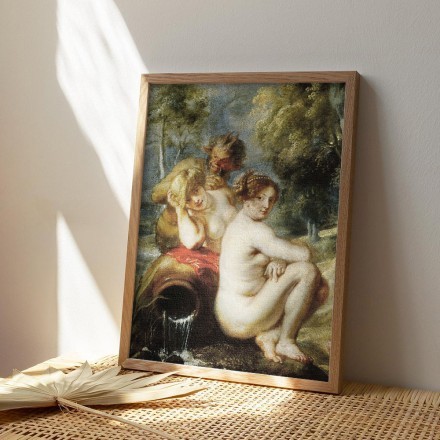 Nymphs and Satyrs Πίνακας σε Καμβά