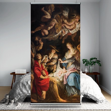 Paint of Nativity scene