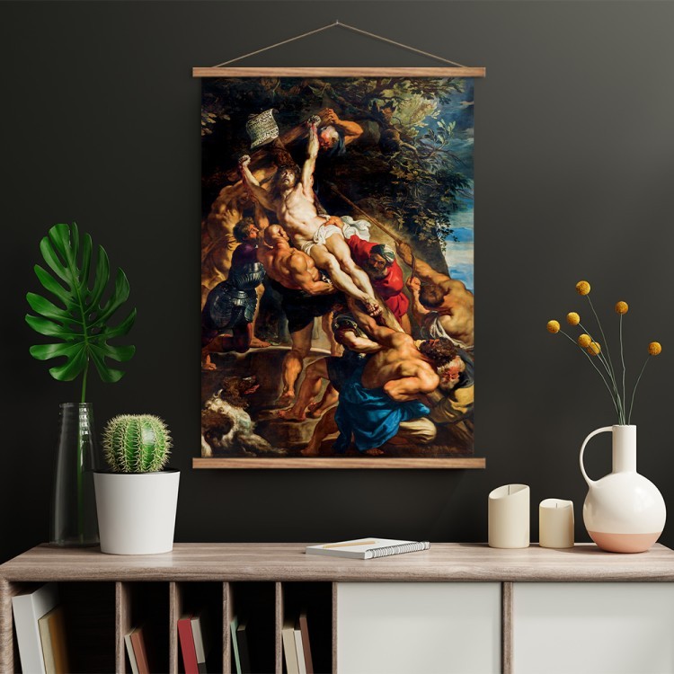 Μαγνητικός Πίνακας The Raising of the Cross, Oil on wood