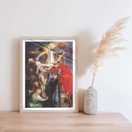 Descent from the Cross, Oil on panel
