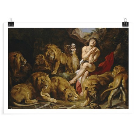 Daniel in the Lions' Den, 1613–1615 Πόστερ