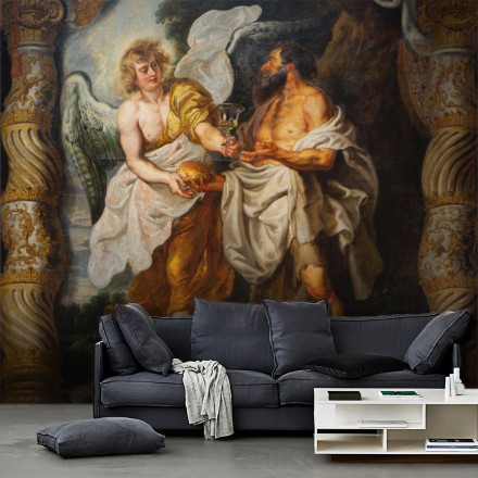 The Prophet Elijah And An Angel In The Desert, 1626-28 Ταπετσαρία Τοίχου