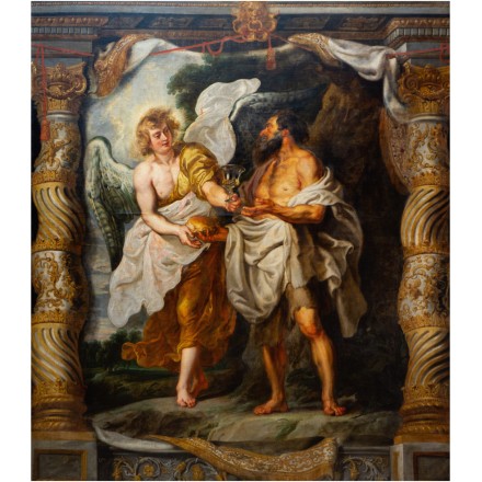The Prophet Elijah And An Angel In The Desert, 1626-28