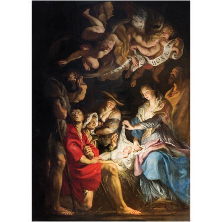 Adoration of the Shepherds, oil on canvas