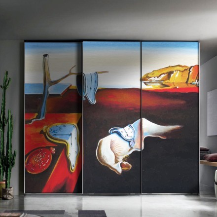 Soft Watches oil painting Αυτοκόλλητο Ντουλάπας