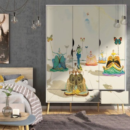 Butterfly Women (1) Αυτοκόλλητο Ντουλάπας