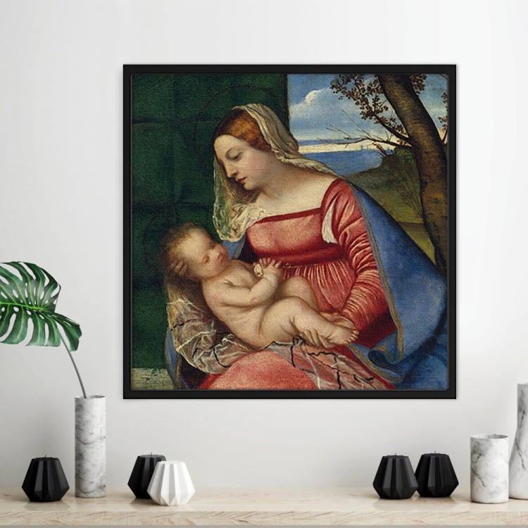 Πίνακας σε Καμβά Madonna and Child