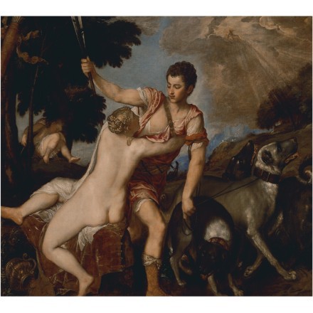 Aphrodite and Adonis, 1550